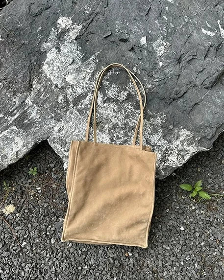Suede fashion versatile large capacity single shoulder diagonal cross tote bag