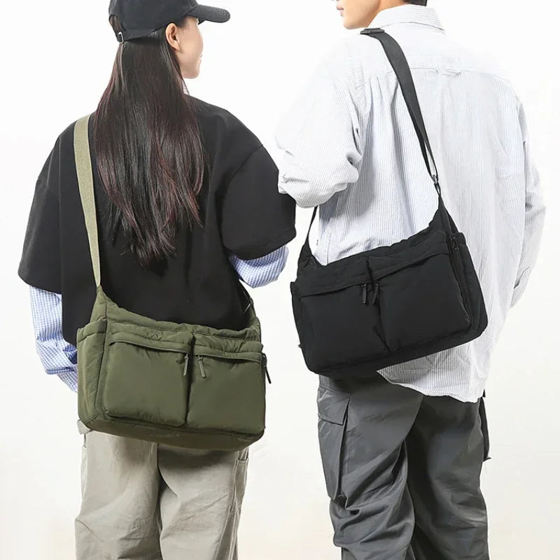 Casual Multi-pocket Messenger Bags for Women Fashion Nylon Shoulder Bag Ladies Large Handbags Female Travel Shopping Tote Purse